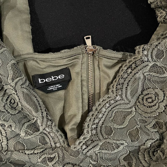 Bebe lined lace bralette top size M EUC - Picture 7 of 7
